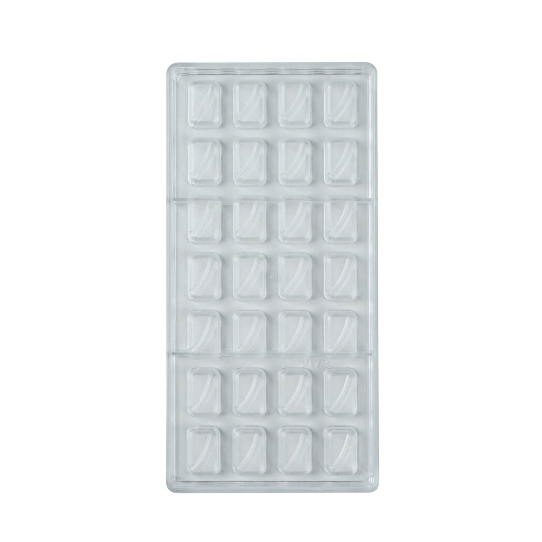 Restaurantware Pastry Tek 28-Compartment Wave Candy & Chocolate Molds, Polycarbonate - Restaurant Equipment and Smallwares - Canadian Distribution
