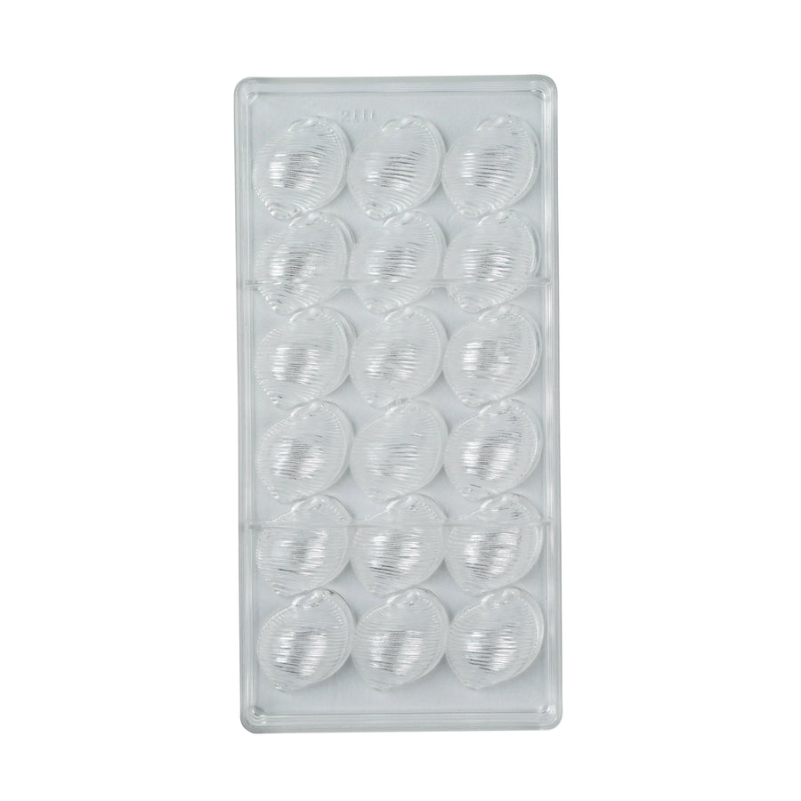 Restaurantware Pastry Tek 18-Compartment Sea Shell Candy & Chocolate Molds, Polycarbonate - Restaurant Equipment and Smallwares - Canadian Distribution