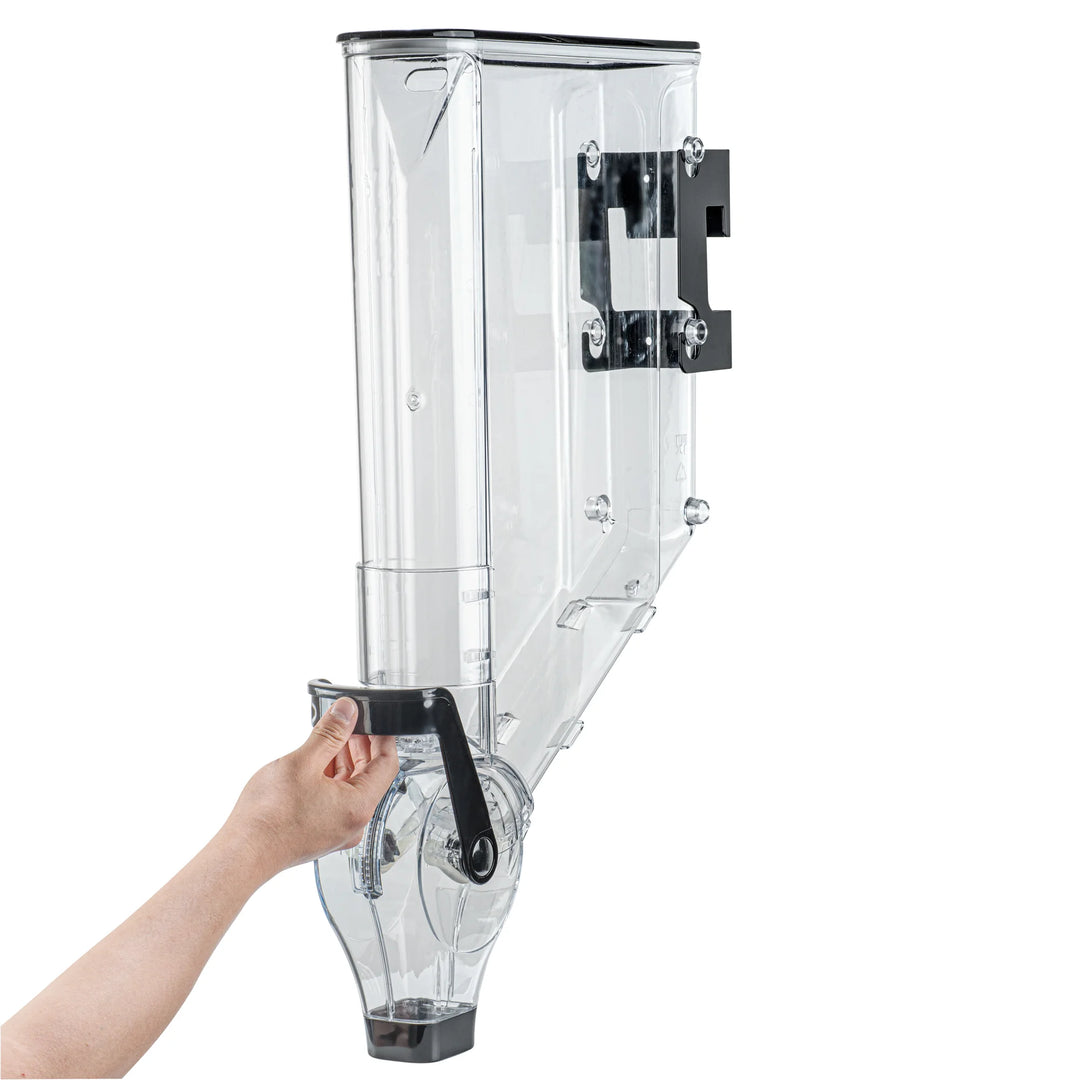 Restaurantware Met Lux 3 Gallon Wall Mount Cereal Dispensers, Plastic, 26.50 x 13.75 x 4 Inch - Restaurant Equipment and Smallwares - Canadian Distribution