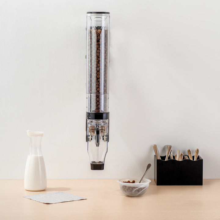 Restaurantware Met Lux 3 Gallon Wall Mount Cereal Dispensers, Plastic, 26.50 x 13.75 x 4 Inch - Restaurant Equipment and Smallwares - Canadian Distribution - Ships Free Within Canada on Orders Above CAD $199