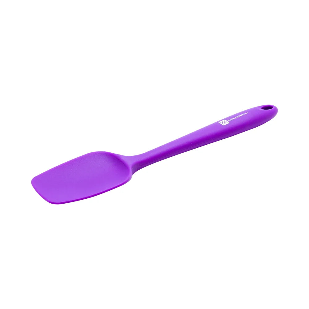 Restaurantware Purple Spoon-Shaped Silicone Spatula, 10.5 X 2.25 X 0.75 - Restaurant Equipment and Smallwares - Canadian Distribution