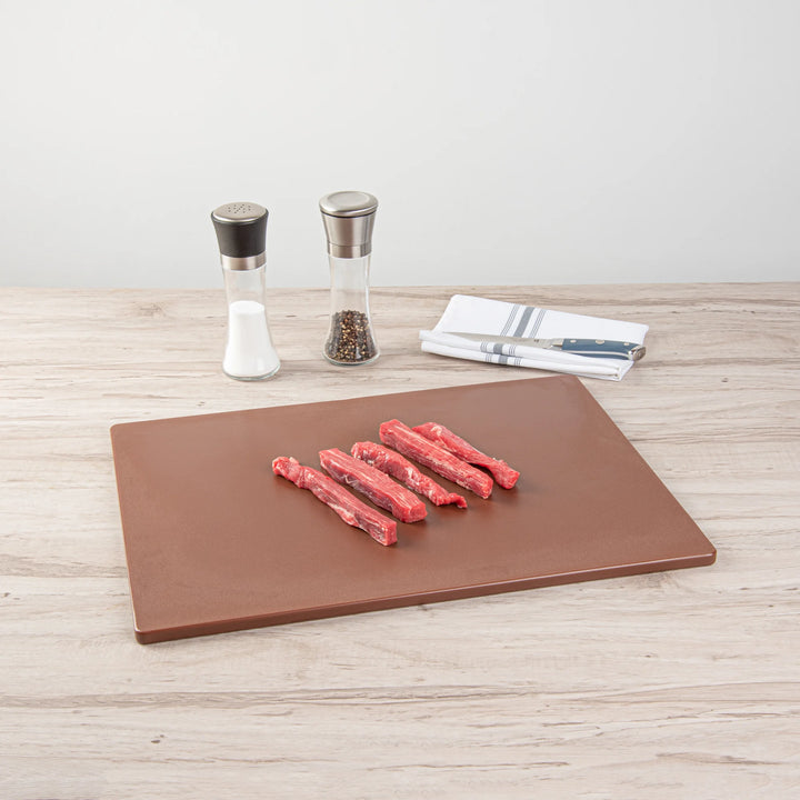 Restaurantware RW Base Cutting Boards, Brown, 20 x 15 Inch, Plastic - Restaurant Equipment and Smallwares - Canadian Distribution - Ships Free Within Canada on Orders Above CAD $199