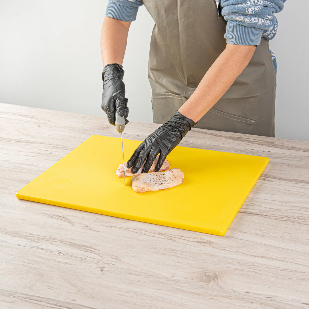 Restaurantware RW Base Cutting Boards, Yellow, 20 x 15 Inch, Plastic - Restaurant Equipment and Smallwares - Canadian Distribution