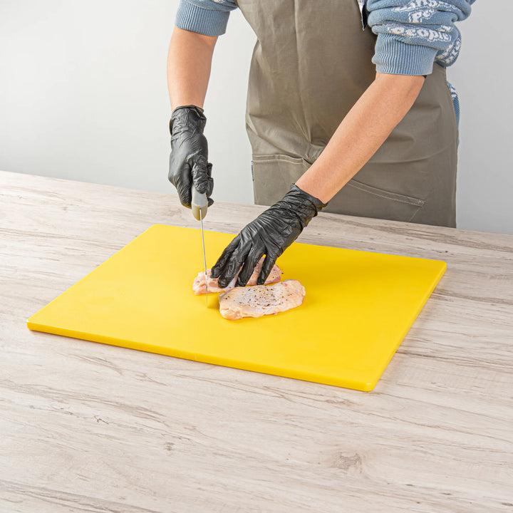 Restaurantware RW Base Cutting Boards, Yellow, 20 x 15 Inch, Plastic - Restaurant Equipment and Smallwares - Canadian Distribution