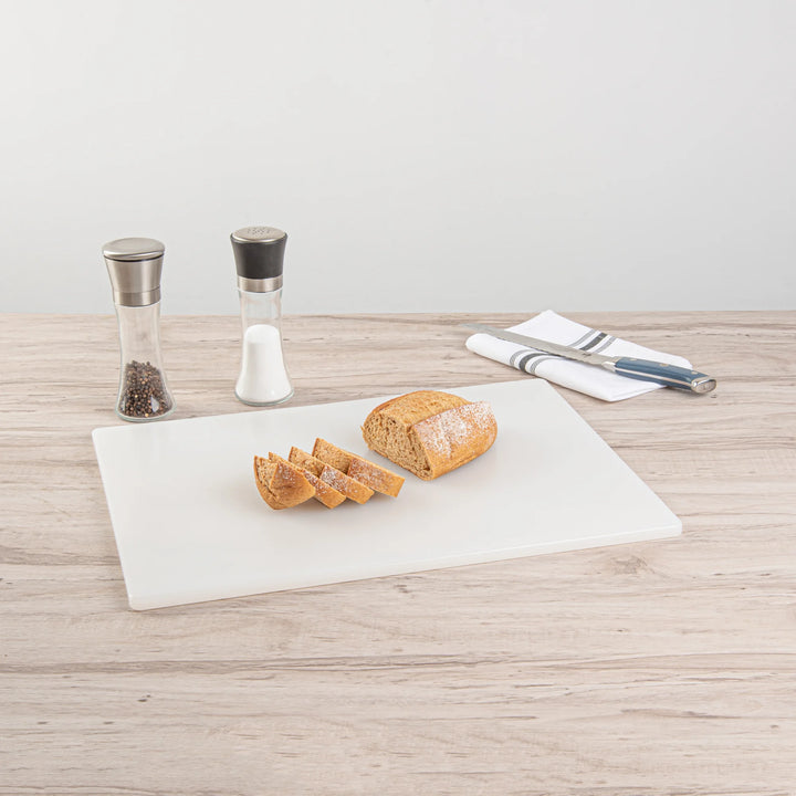 Restaurantware RW Base Cutting Boards, White, 20 x 15 Inch, Plastic - Restaurant Equipment and Smallwares - Canadian Distribution - Ships Free Within Canada on Orders Above CAD $199