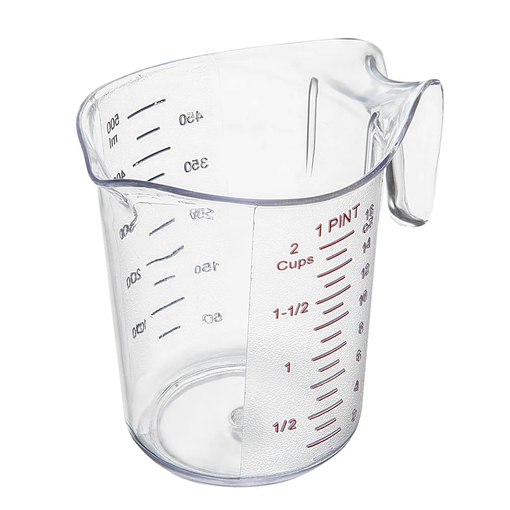 Restaurantware RW Base 1Qt Clear Plastic Measuring Cup, 5.25 x 3.75 x 5In - Restaurant Equipment and Smallwares - Canadian Distribution