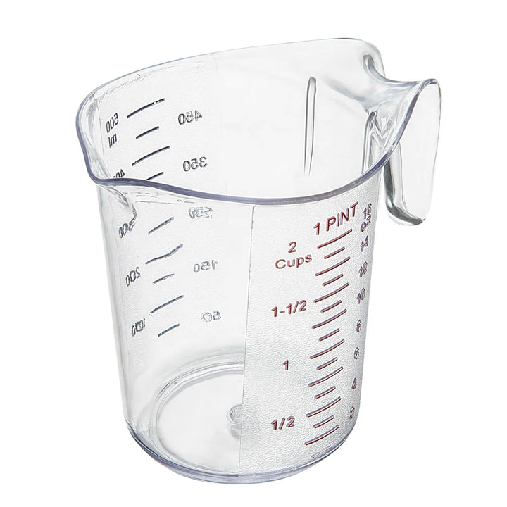 Restaurantware RW Base 1Qt Clear Plastic Measuring Cup, 5.25 x 3.75 x 5In - Restaurant Equipment and Smallwares - Canadian Distribution