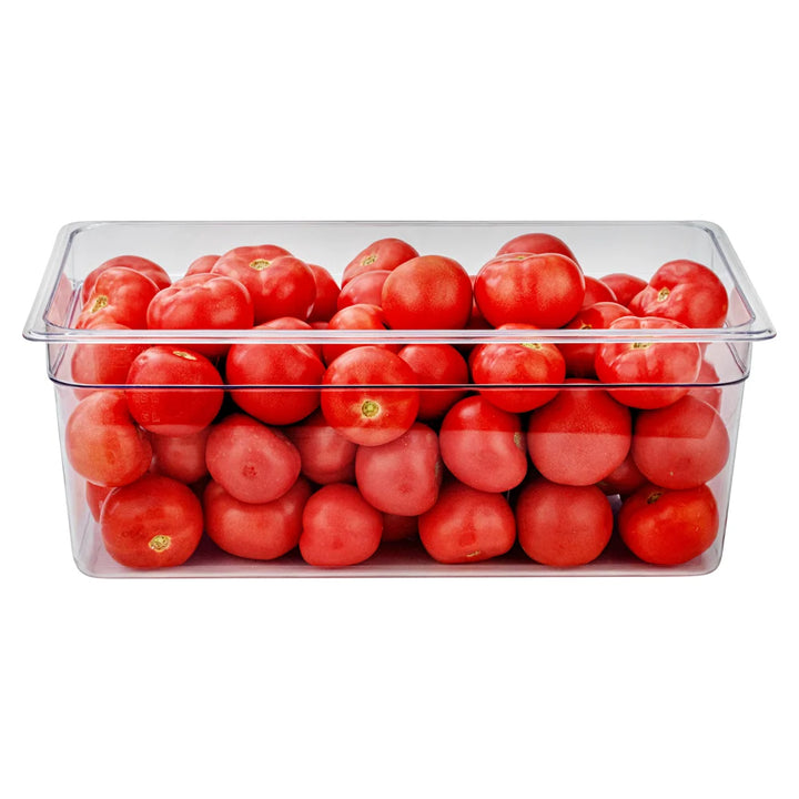 Restaurantware Met Lux Full-Size 27Qt Clear Plastic Rectangular Food Storage Containers, 20.9X12.8X8In - Restaurant Equipment and Smallwares - Canadian Distribution