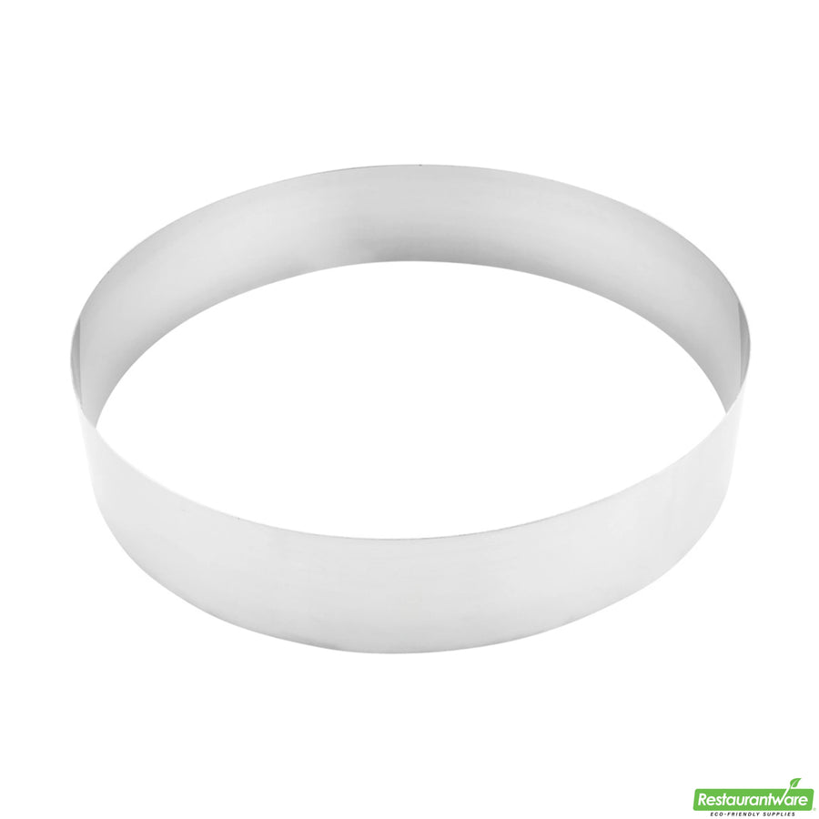 Restaurantware Stainless Steel Pastry Ring Mold, 12X2.4In - Restaurant Equipment and Smallwares - Canadian Distribution