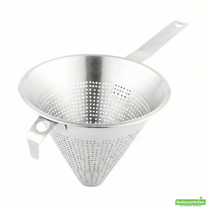 Restaurantware Met Lux 7 Inch Stainless Steel China Cap Course Strainer - Restaurant Equipment and Smallwares - Canadian Distribution