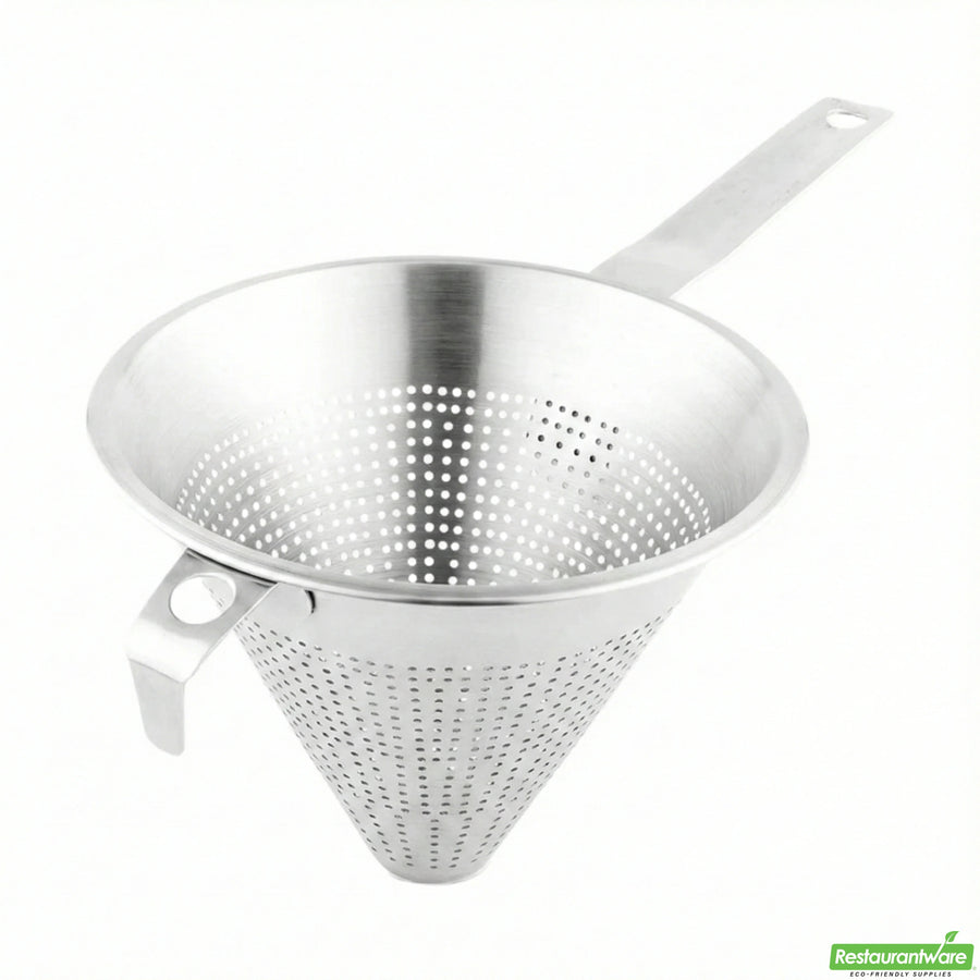 Restaurantware Met Lux 7 Inch Stainless Steel China Cap Course Strainer - Restaurant Equipment and Smallwares - Canadian Distribution