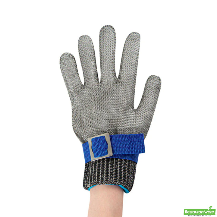 Restaurantware Medium Fiber & Stainless Steel Mesh Cut Resistant Glove, Food Safe, Level 9 Life Protector - Restaurant Equipment and Smallwares - Canadian Distribution
