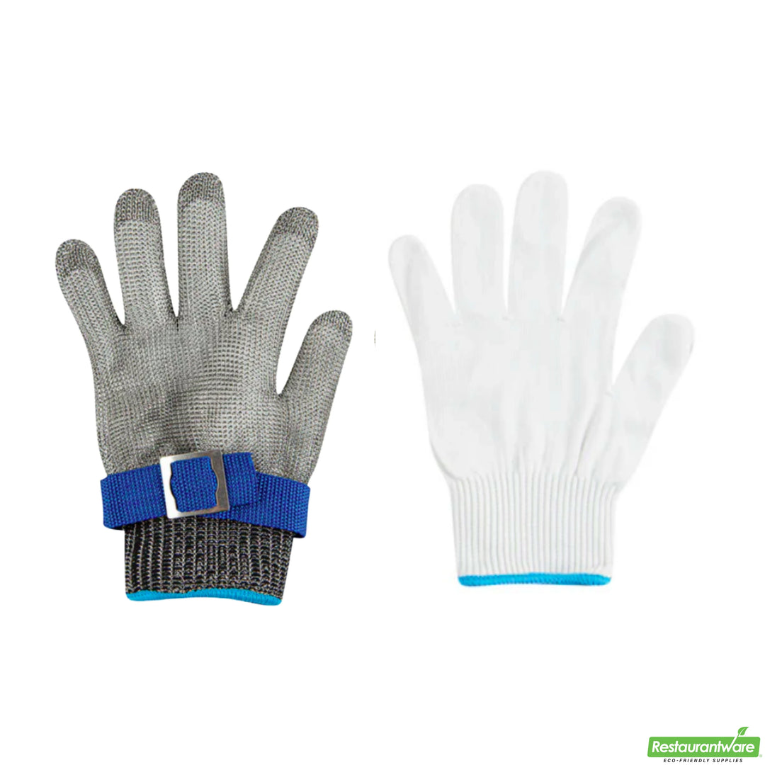 Restaurantware Small Fiber & Stainless Steel Mesh Cut Resistant Glove, Food Safe, Level 9 Life Protector - Restaurant Equipment and Smallwares - Canadian Distribution