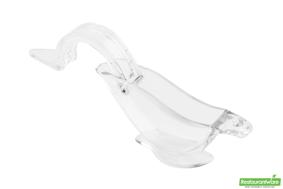 Restaurantware Press Art Plastic Lemon & Lime Juicer - Restaurant Equipment and Smallwares - Canadian Distribution