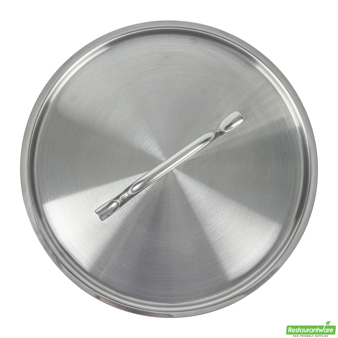 Restaurantware Met Lux Stainless Steel Lid, For 6 Quart Sauce Pan - Restaurant Equipment and Smallwares - Canadian Distribution - Ships Free Within Canada on Orders Above CAD $199