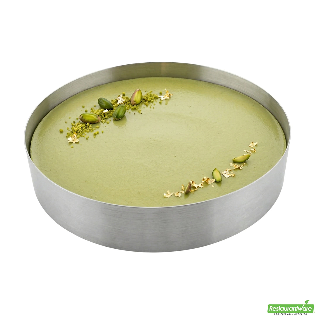 Restaurantware Stainless Steel Pastry Ring Mold, 12X2.4In - Restaurant Equipment and Smallwares - Canadian Distribution - Ships Free Within Canada on Orders Above CAD $199