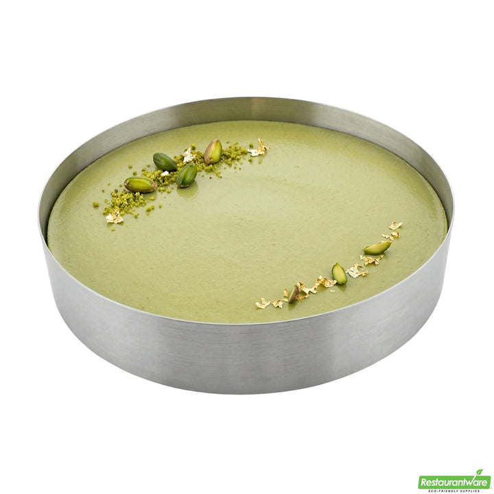 Restaurantware Stainless Steel Pastry Ring Mold, 12X2.4In - Restaurant Equipment and Smallwares - Canadian Distribution - Ships Free Within Canada on Orders Above CAD $199