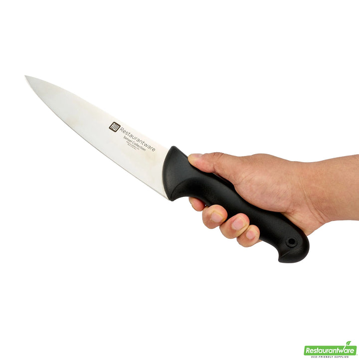 Restaurantware Sensei Back Of The House 8 Inch Protection Chef Knife, Premium Gernan Steel, With Haccp Protection - 1 Unit/Case - Restaurant Equipment and Smallwares - Canadian Distribution - Ships Free Within Canada on Orders Above CAD $199