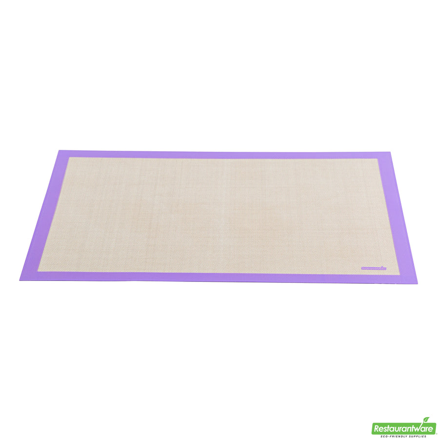Restaurantware Full-Size Purple Silicone Baking Mat, 15.8 X 23.6 Inch, Allergen Safe, Colour Coded - Restaurant Equipment and Smallwares - Canadian Distribution