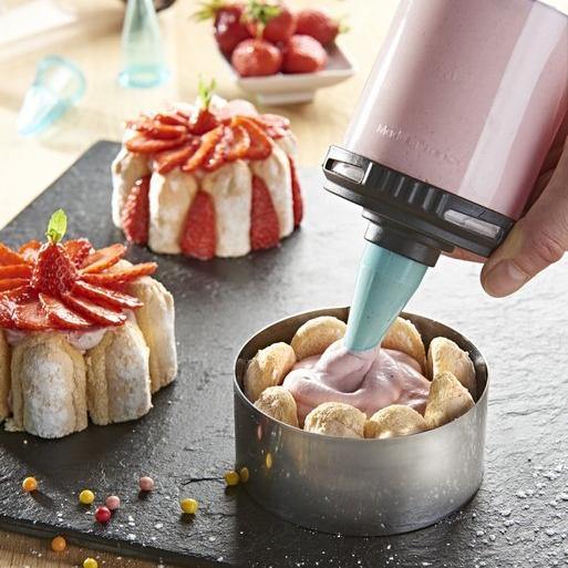 DE BUYER Le Tube Pastry Syringe Set with Piping Tips and Cookie Discs