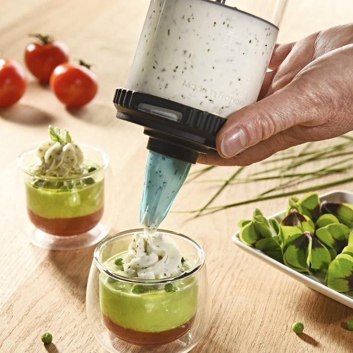 DE BUYER Le Tube Pastry Syringe Set with Piping Tips and Cookie Discs
