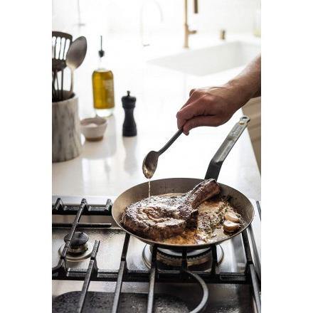 DE BUYER Mineral B Carbon Steel Steak Pan, 11 in (28 cm) - Canadian Distribution - Ships Free Within Canada on Orders Above CAD $199