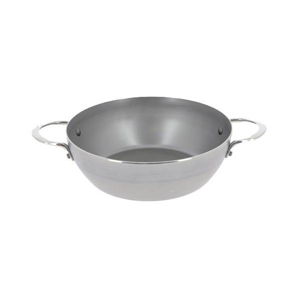 DE BUYER Mineral B Carbon Steel Country Pan with 2 Handles, 9.5 in (24 cm) - Canadian Distribution - Ships Free Within Canada on Orders Above CAD $199