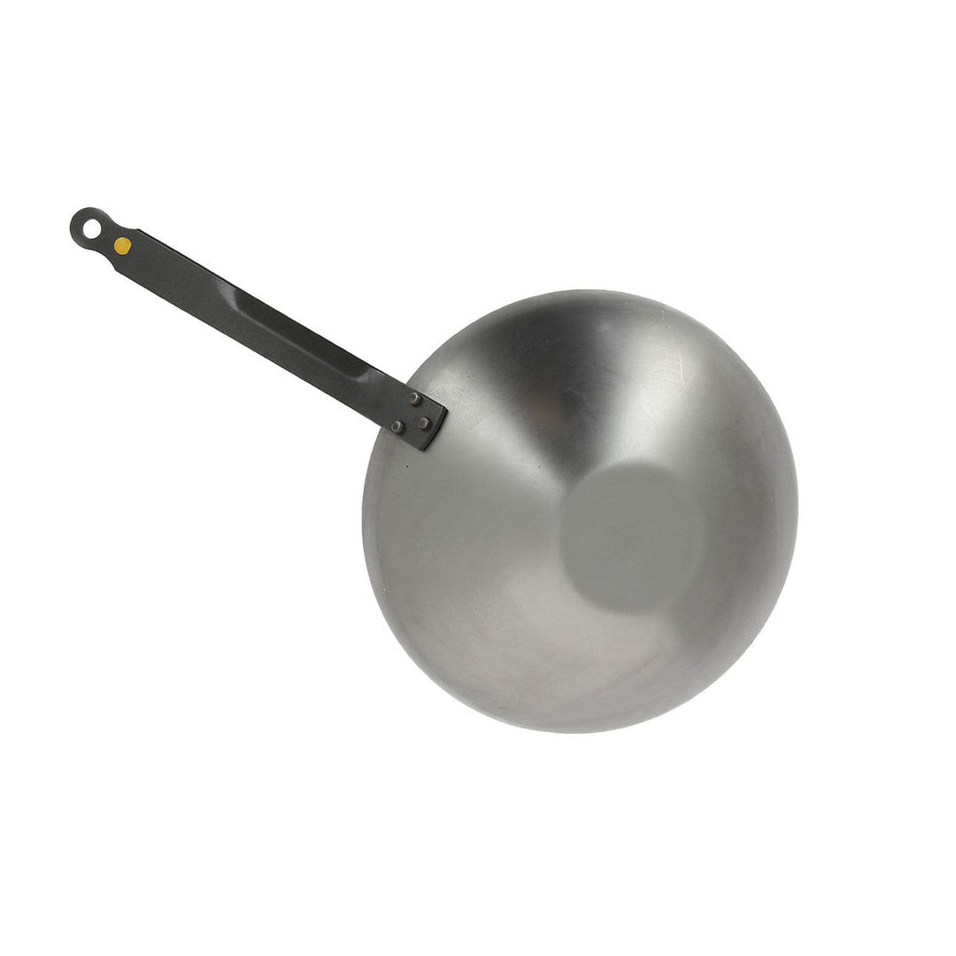 DE BUYER Mineral B Steel Wok with 2 Handles, 12.5"/32cm