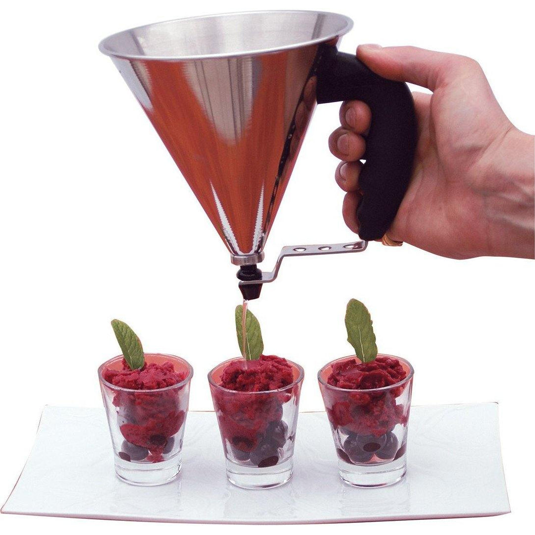 DE BUYER Mini Piston Funnel, 0.8L