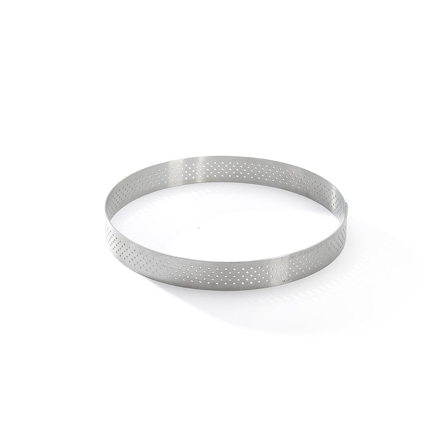 DE BUYER Stainless Steel Perforated Round Tart Ring, 6" - Canadian Distribution - Ships Free Within Canada on Orders Above CAD $199