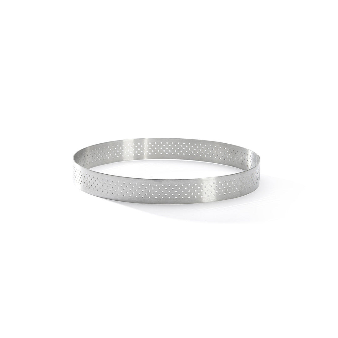 DE BUYER Stainless Steel Perforated Round Tart Ring, 6" - Canadian Distribution - Ships Free Within Canada on Orders Above CAD $199