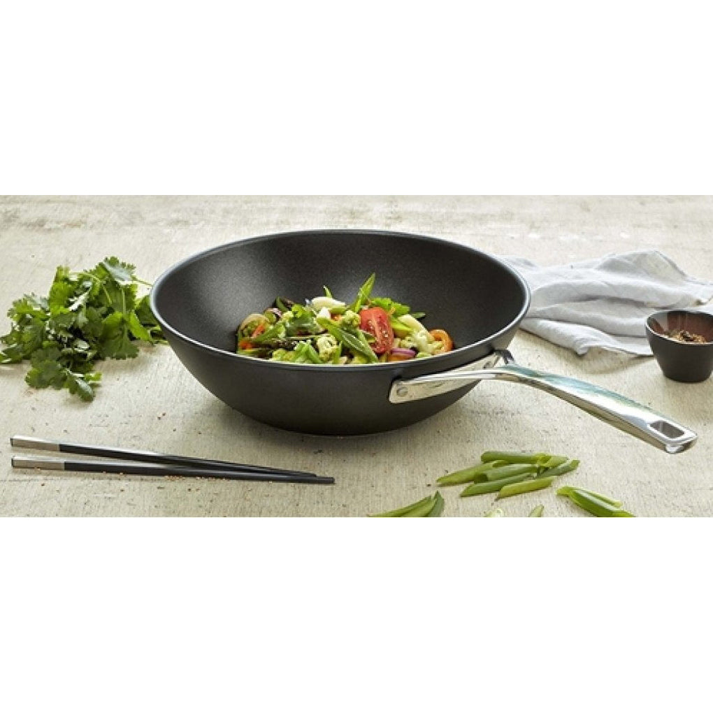DEMEYERE Alu Pro Induction Non Stick Wok, 12"/30cm