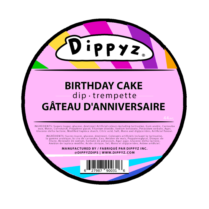 Birthday Cake Dips (48 x 44ml) - Dippyz | Concession and Carnival Foodservice Supplies Canada