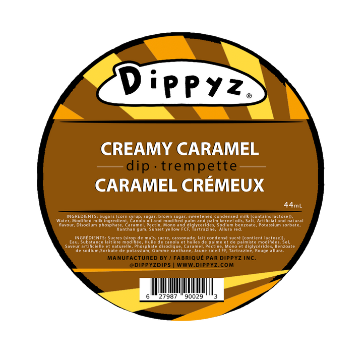 Creamy Caramel Dips (48 x 44ml) - Dippyz | Concession and Carnival Foodservice Supplies Canada