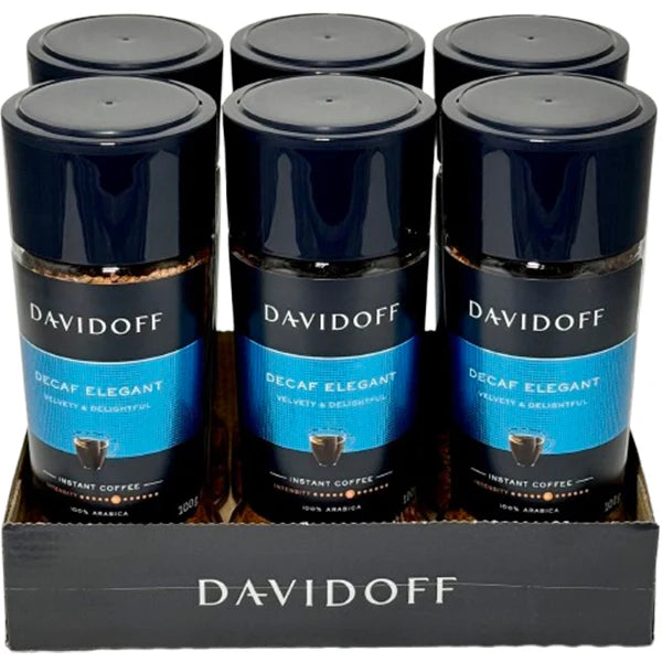 Davidoff - Decaf Elegant Instant Coffee - 6 x 100gr - Canadian Distribution
