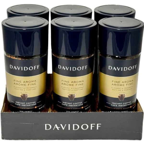 Davidoff - Fine Aroma Instant Coffee - 6 x 100gr - Canadian Distribution