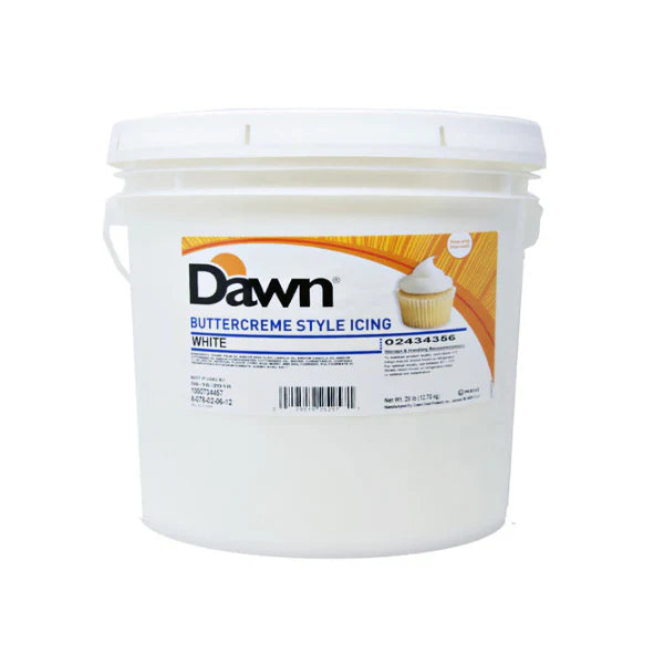 Dawn - Buttercreme Style Icing - White - 6.35 kg - Canadian Distribution