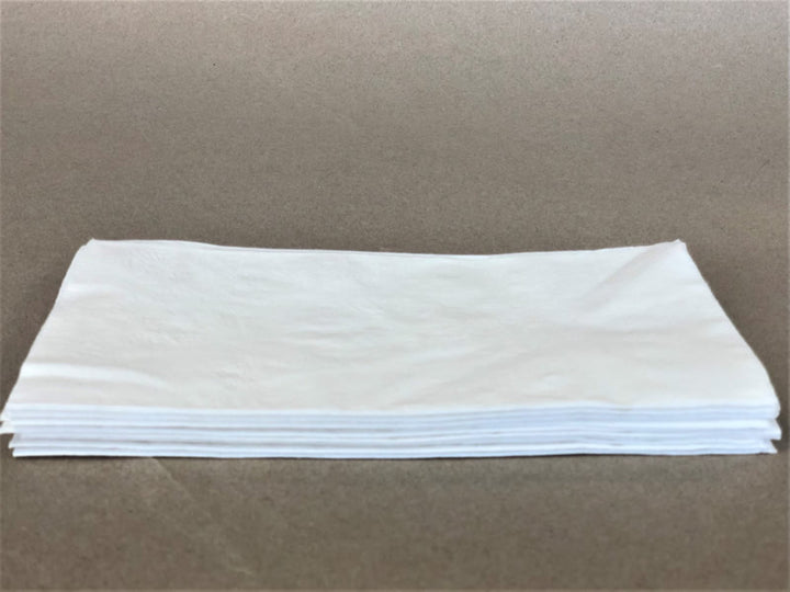 2 Ply White Dinner Sugarcane Napkin 20pk/150per 3000cs - Disposable Take Away Food Packaging - Canadian Distribution