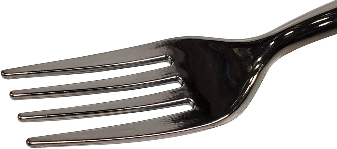 Dispose -  Fork Heavy Plastic (Gold/Silver)