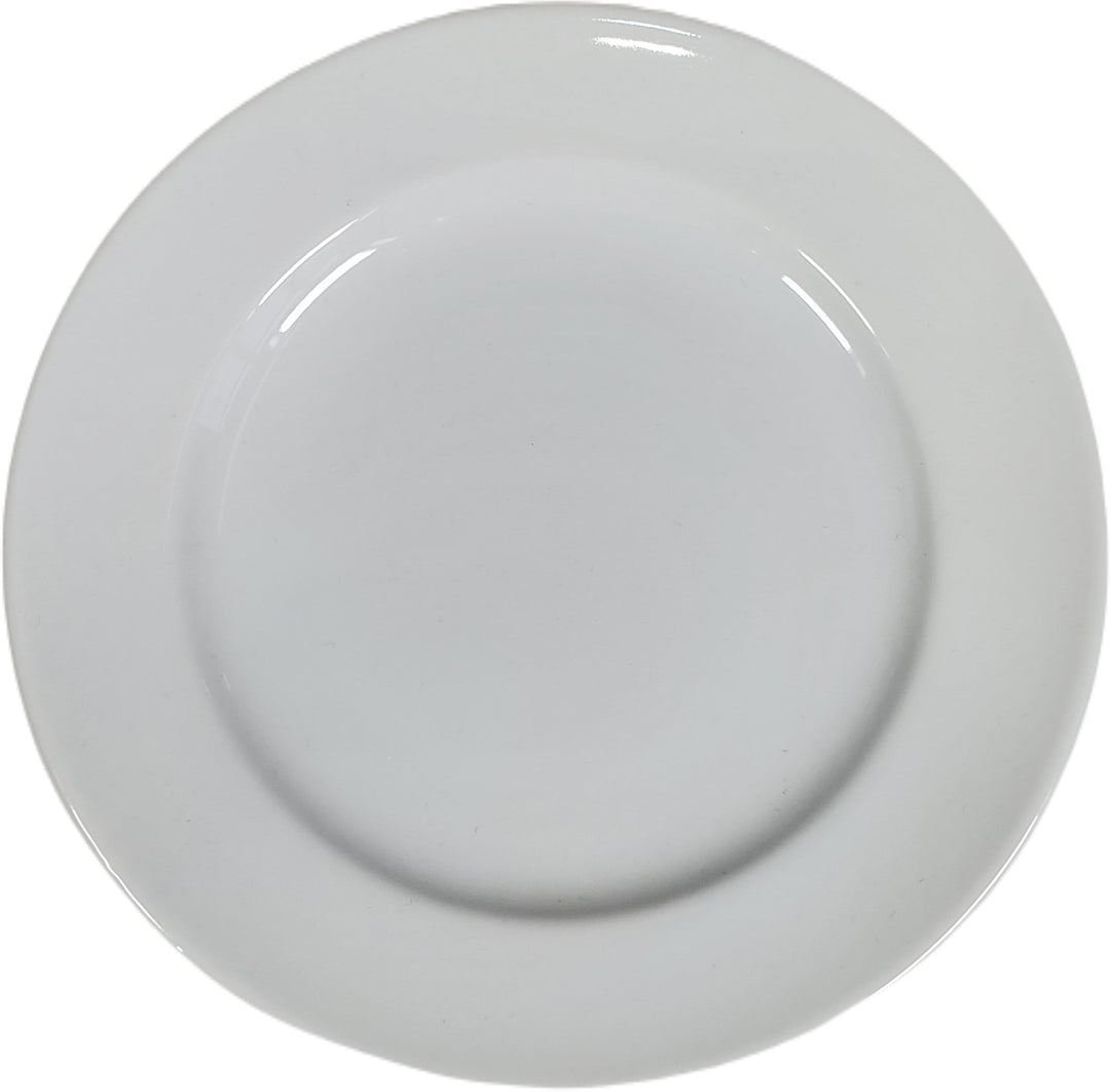 Pro-Kitchen - 7" Wide Rim Ceramic Plate - A1002-7