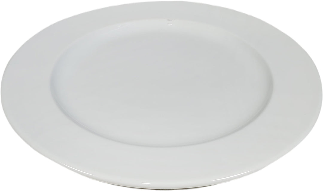 Pro-Kitchen - 10.5" Wide Rim Ceramic Plate - A1002-10.6