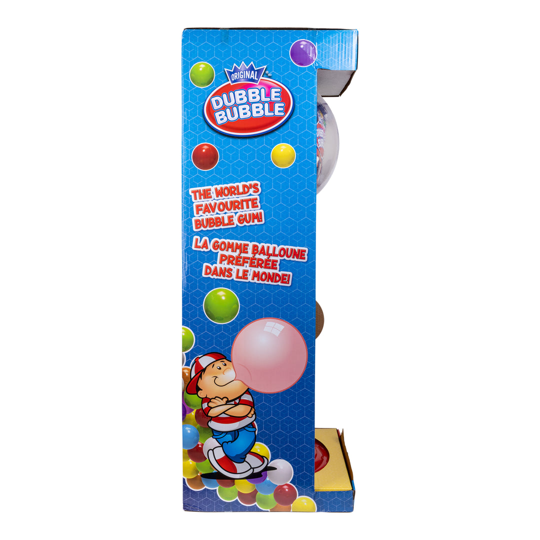 Dubble Bubble bubble gum packaging with cartoon character on a white background