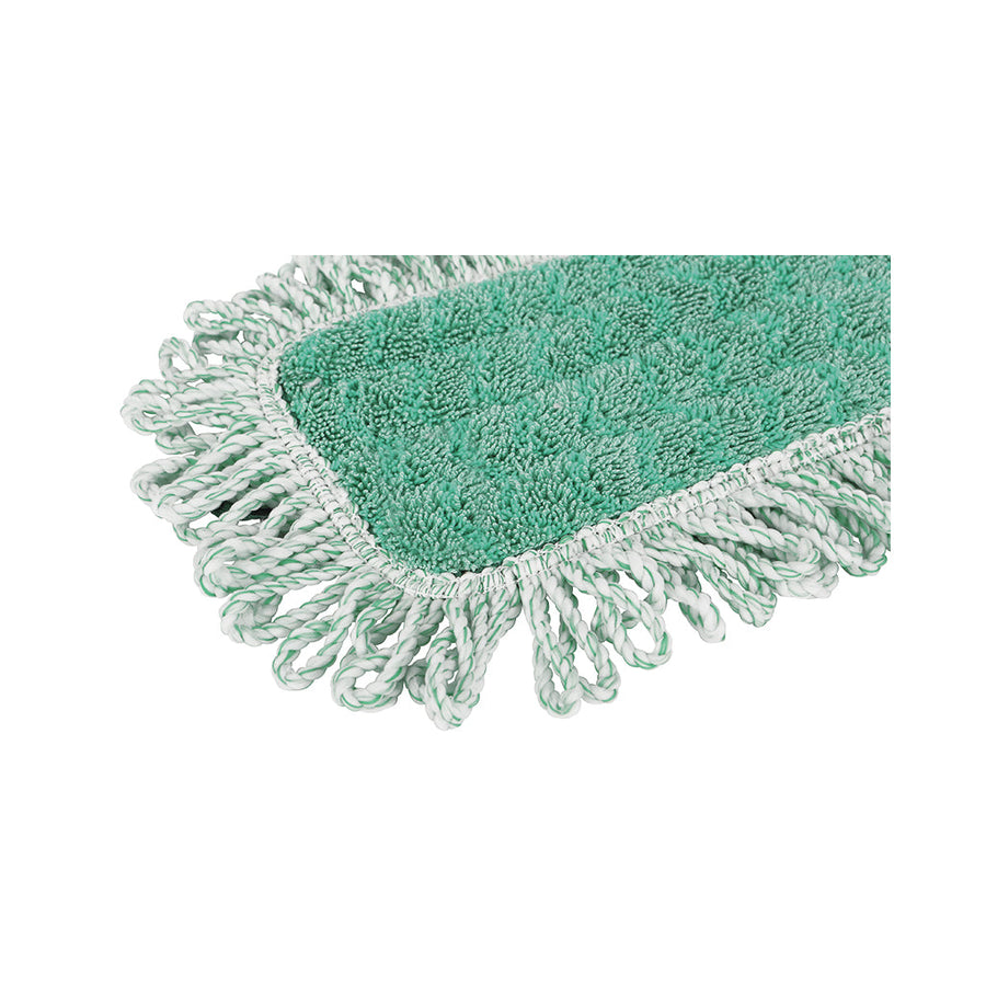 Green Microfiber Dry Pad With Fringe