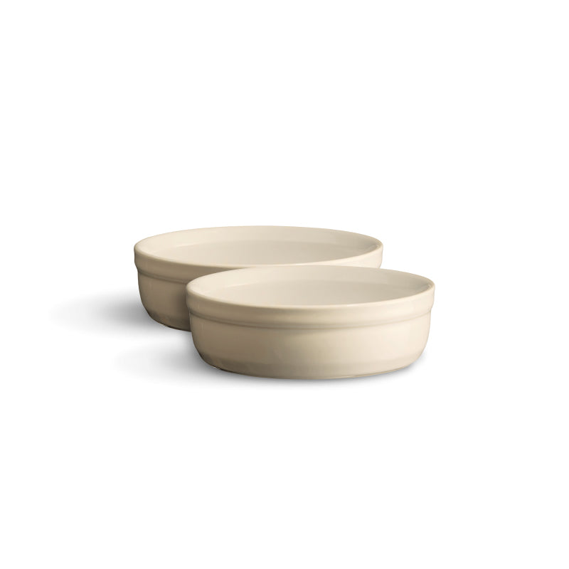 EMILE HENRY Ramequins à Crème Brûlée en Céramique, Paquet de 2 - Distribution Canadienne - Livraison Gratuite au Canada pour les Commandes de Plus de 199 CAD