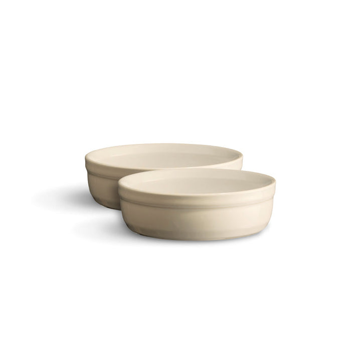EMILE HENRY Ceramic Crème Brûlée Ramekins, Set of 2 - Canadian Distribution - Ships Free Within Canada on Orders Above CAD $199