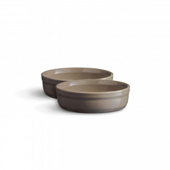 EMILE HENRY Ceramic Crème Brûlée Ramekins, Set of 2 - Canadian Distribution - Ships Free Within Canada on Orders Above CAD $199