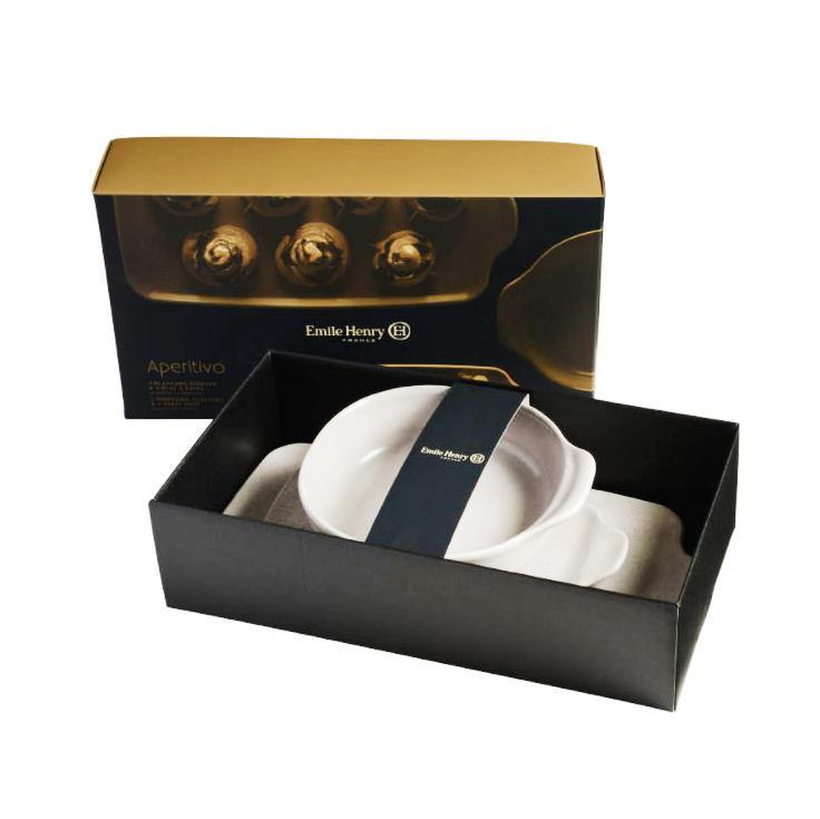 EMILE HENRY 3-piece Ceramic Appetizer Set