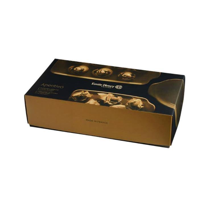 EMILE HENRY 3-piece Ceramic Appetizer Set
