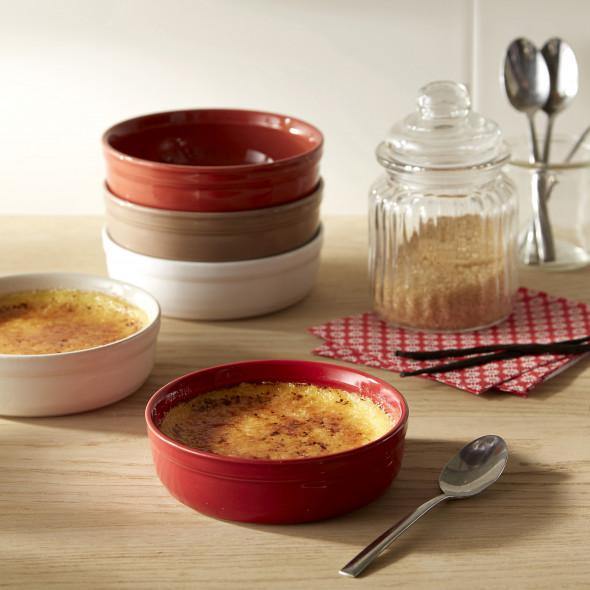 EMILE HENRY Ramequins à Crème Brûlée en Céramique, Paquet de 2 - Distribution Canadienne - Livraison Gratuite au Canada pour les Commandes de Plus de 199 CAD