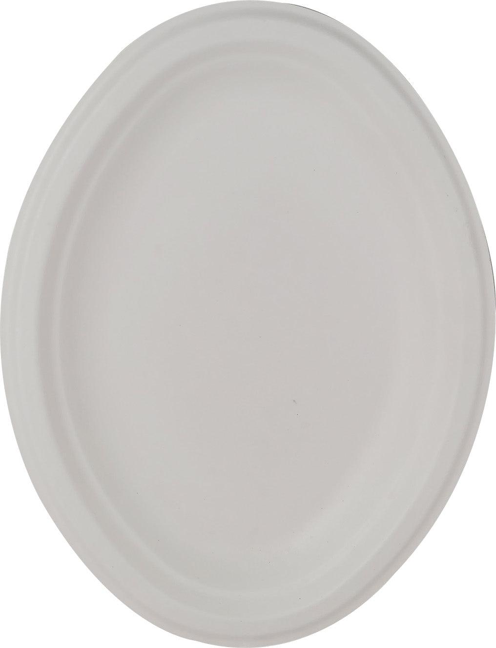 Eco-Craze - 10" Oval Plate - Bagasse